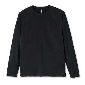 VUORI mens long sleeve VIEWPOINT PERFORMANCE TEE SZ M NEW W/TAGS BLACK